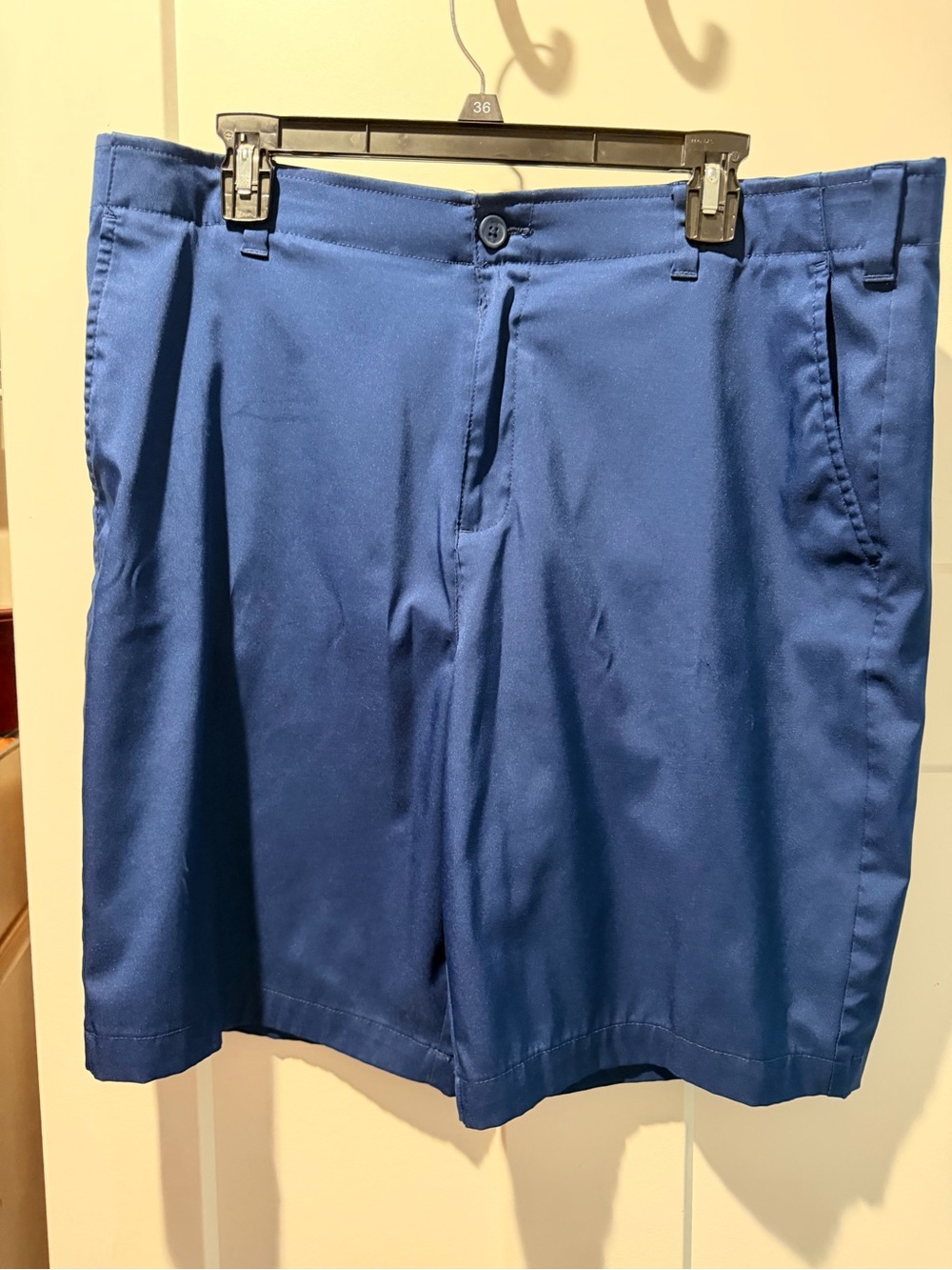 bcg Men's Royal Blue Flat Front Shorts
